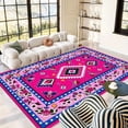 thumbnail image 4 of 4'x6' large carpet for bedroom non-slip carpet runners cute area rug dining area rug rustic area rug, 4 of 10