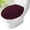 Burgundy, variant on Toilet Lid Cover - White, Plush Microfiber Oval Toilet Seat Covers for Bathroom, Machine Washable Elongated Toilet Cover Seat, Stretches up to 21"x19"