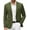 Army Green, variant on Men's Blazer Casual Sport Coats Slim Fit Lightweight Two Button Suit Jacket