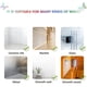 thumbnail image 5 of 72 piezas de pegatinas de pared de mariposa 3D de oro rosa, decoración de pared, calcomanías de papel de metal desmontables para el hogar, dormitorio infantil, decoración de guardería Vhermosa BST3040459-3, 5 of 6
