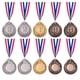thumbnail image 3 of Favide 24 Piezas Medallas de Premio de Bronce de Oro y Plata Medallas de Ganador Premios de Bronce de Oro y Plata para Competiciones Fiesta Estilo Olímpico 2 Pulgadas, 3 of 5