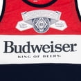 thumbnail image 2 of Budweiser Three Color Block Tank Top-XLarge, 2 of 6