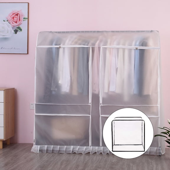 NICERIO Square Kitchen Appliance Covers Clear Pvc for Protective Dustproof Use 1Pcs
