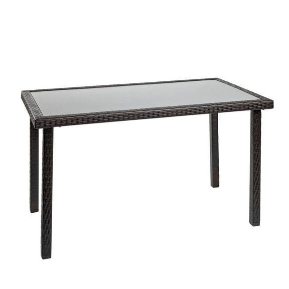 Environments Outdoor Smooth Top Wicker Table ? 21" (Preschool Height)