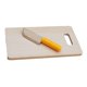 thumbnail image 1 of Juego de cuchillos y tabla de cortar rectangular de madera para niños, juguetes Montessori, utensilios de cocina para lechuga, verduras para niños, 1 of 9