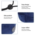 thumbnail image 3 of Almohada de Espuma Viscoelástica para Viaje en Avión Desmontable y Lavable Inflado Rápido Elasticidad Ajustable Bolsa de Almacenamiento Portátil Perfecta para Viajes en ANGGREK  Otros, 3 of 8