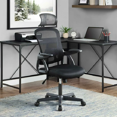 thumbnail image 3 of Chaise de Bureau Ergonomique Reconditionnée Mainstays MS62100081252HR avec Appui-Tête Réglable, Tissu Noir, 3 of 3