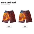 thumbnail image 2 of PAYOHTO Basketball Ball Boys Swim Trunks Quick Dry Beach Boardshorts for Teen Boys Bathing Suit Swimwear for Boys, 2 of 7