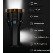 Super Bright 22000000LM LED Flashlight High Powered Torch USB Rechargeable Lamp