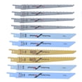 thumbnail image 1 of Scies Réciproques, 10 Pcs Scies Réciproques en Acier à Haute Teneur en Carbone, Ensemble de Scies Réciproques Bimétalliques, 1 of 8