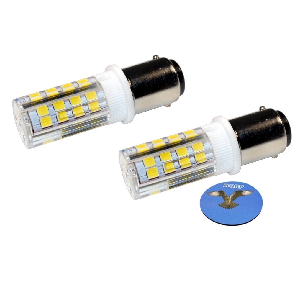 HQRP 2Pack Sewing Machine LED Light Bulb for Kenmore (Sears) 385.11101