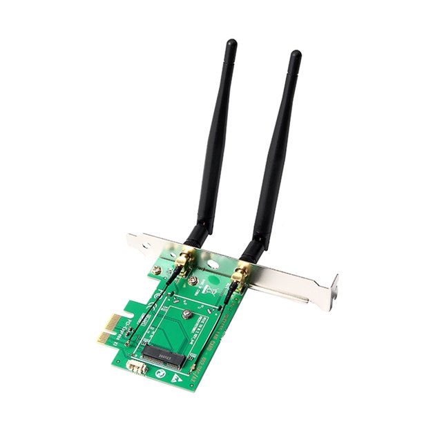 M.2 NGFF a PCI-E Tarjeta de convertidor Tarjeta de red Gigabit Ethernet BT Tarjeta de tarj Abanopi Tarjeta adaptadora