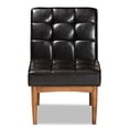 thumbnail image 3 of Baxton Studio Sanford Dining Chair, Dark Brown, 3 of 9