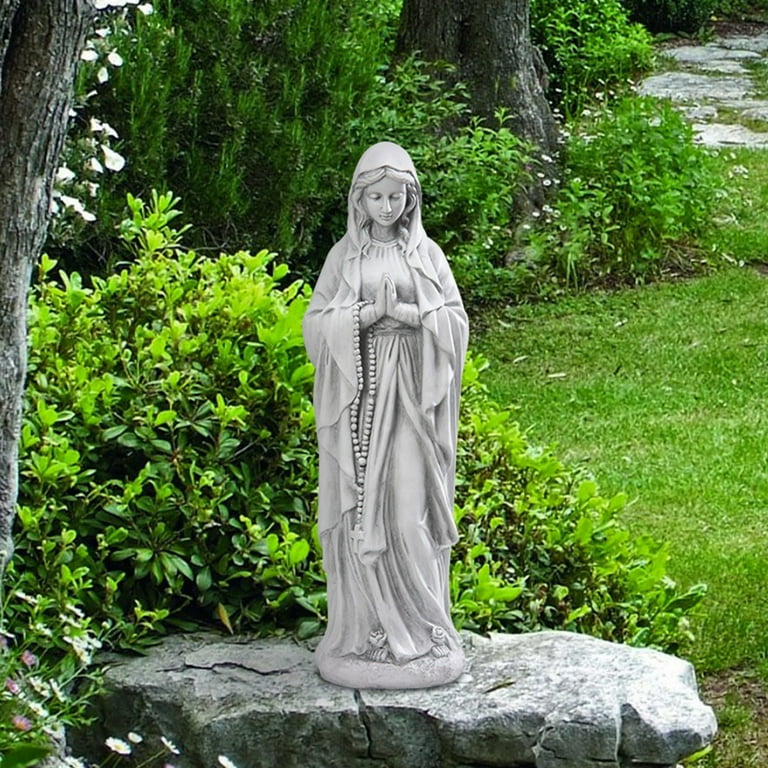 DEORAB Virgin Mary Praying Statue 29.9 Inch Tall Outdoor Garden