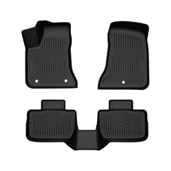 3D Molded TPE Floor Mats Liner Fit For 2011-2023 Dodge Charger/Chrysler 300 RWD