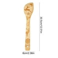 thumbnail image 4 of Taotanxi Christmas Wooden Spatula Laser Engraved Baking Wooden Spoon Holiday Cooking Tableware A, 4 of 6