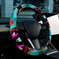 thumbnail image 6 of Flower Butterfly 14.5 Inch Printing PVC Leather Auto Accessories Car Wheel Cover Steering Wheel Covers, 6 of 6
