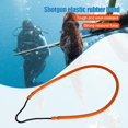 thumbnail image 2 of Pértiga de fusil de goma Mano de pesca para arpón Pesca submarina Buceo (naranja), 2 of 3