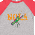 thumbnail image 4 of Inktastic NOLA Mardi Gras Crayfish in Orange Boys or Girls Toddler T-Shirt, 4 of 5