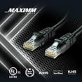 thumbnail image 2 of Ethernet Cable 300 ft CAT6 High Speed Internet Network LAN Cable Cord, Outdoor Waterproof (Black), 2 of 6