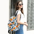 thumbnail image 7 of HAWEE Drawstring Bag Floral String Bag Sports Backpack Gym Sackpack with Side Pocket for Men Women, 7 of 7