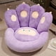 thumbnail image 4 of Cojín De Asiento De Tela Cojín de peluche con forma de pata de gato, 45x40x13cm, almohada cómoda para silla gamer, decoración del hogar, morado, 1 unidad Rkxzt, 4 of 8