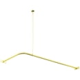 thumbnail image 3 of Kingston Brass Vintage L-Shaped Shower Curtain Rod Polished Nickel, 3 of 3