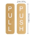 thumbnail image 4 of 1 Pair Push Pull Sign Adhesive Pull Push Door Sticker Household Door Sign Decal, 4 of 9