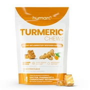 Humann Turmeric Chews Supplement – Clinically Studied High Absorption Curcumin Complex - Orange Citrus Flavor – from SuperBeets Makers – Joint Health – 30 Count