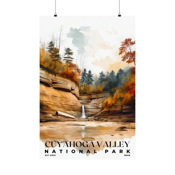 ELNEIT - Cuyahoga Valley National Park Poster, Unframed Matte Paper, S04