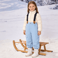 thumbnail image 2 of Hotiary 2-6Y Toddler Baby Boys Girls Winter Warm Thicken Bib Pants Windproof Ski Snow Pant With Pockets, 2 of 8