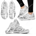thumbnail image 1 of Gradient Mignon Couronne Imprimé Dents Espadrilles Mode Confortables Lacets Chaussures d'Infirmière Extérieur Rue Tendance Respirantes Chaussures Plates, 1 of 5