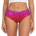 thumbnail image 1 of Balery Rainbow Glitter Ropa Interior de Algodón para Mujer con Dibujo – Braguitas Cómodas y Elásticas, Estilo Clásico-XX-Large, 1 of 6
