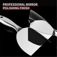 thumbnail image 4 of 6-Inch Polished Stainless Steel Drywall Finishing Scraper Tool, One-Piece All-Metal Construction for Smooth Performance, 4 of 5