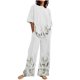 thumbnail image 2 of Puntoco moda mujer verano estampado cuello redondo Casual manga corta + pantalón conjunto liquidación Puntoco Puntoco-4090, 2 of 5