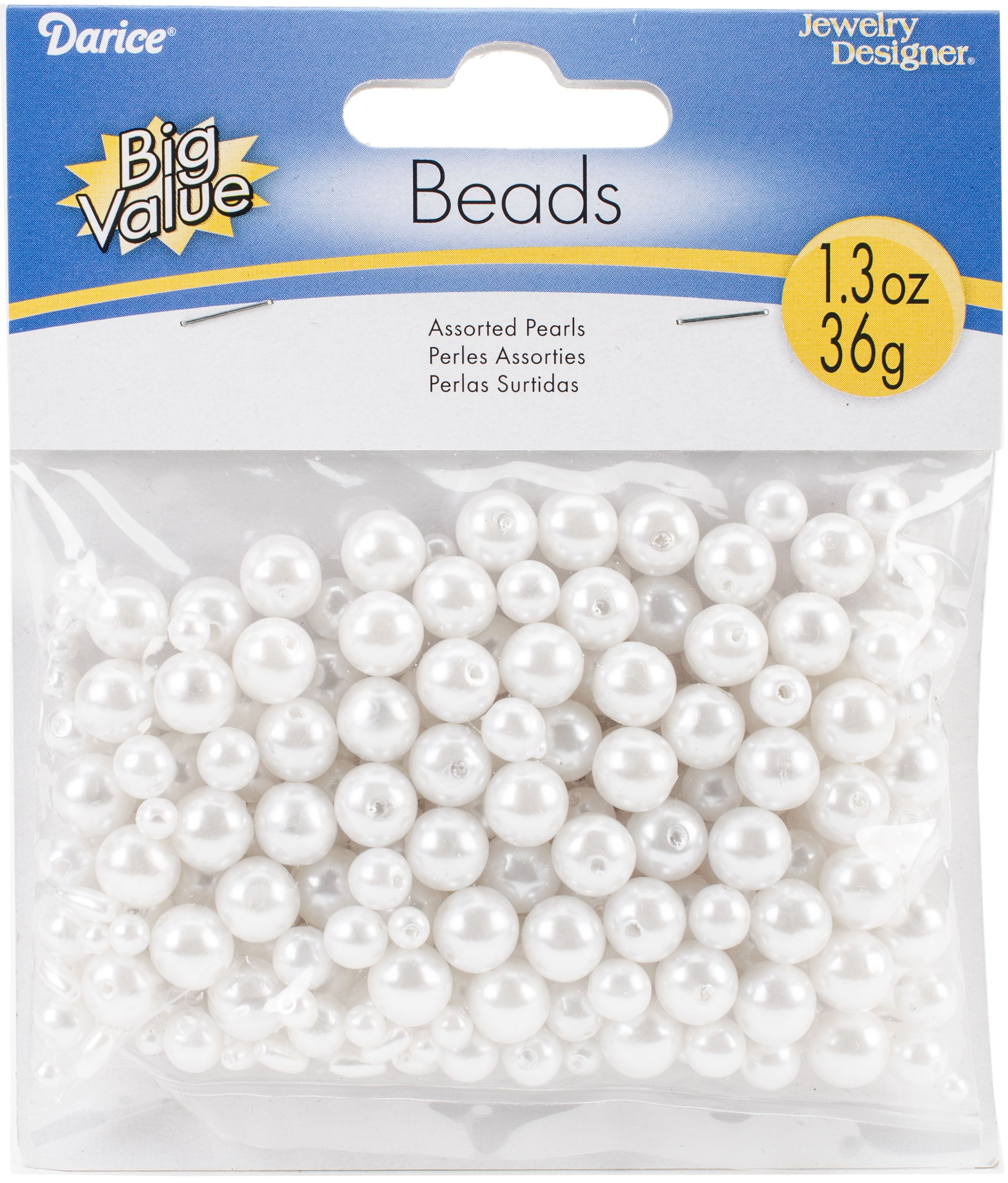 720 Pieces of Pearl Beads for Crafts, 8MM Round Pearls Beads with Holes for  Jewelry Making Handcrafted Loose Spacer Beads for DIY Crafts Jewelry