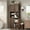 Brownish red, variant on 67" Tall Kitchen Pantry Cabinet, Freestanding Pantry Cupboard Sideboard Coffee Station with Adjustable Shelves & Drawer, for Bathroom, Living Room & Dining Room Organization