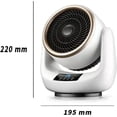 thumbnail image 3 of Calentador de ambiente KAIYANG Thermarocket con termostato y control remoto 1500w, 3 of 5