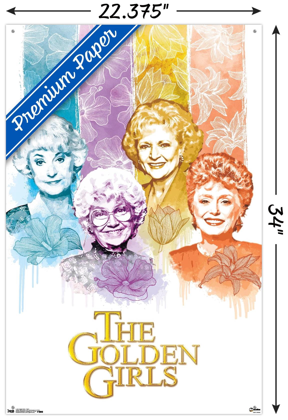 The Golden Girls - Older Wall Poster with Push Pins, 22.375" x 34"