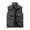 Gray, variant on Busydd Plus Size Men's Vest Solid Color Sleeveless Outdoor Hiking Vest Casual Oversized Zipper Men's Outerwear Vests Fashion Stand Collar Sport Coats with Pockets M