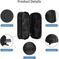 thumbnail image 4 of Veeki Anime Multifunction Pencil Case - Large Capacity Pencil Bag - 2 Compartments Storage Pouch With Zipper For Boy Girl School Supplies, 4 of 4