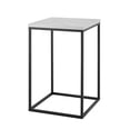 thumbnail image 2 of Pemberly Row 16" Table d'Appoint Boîte Ouverte en Métal Moderne en Blanc/noir, 2 of 13
