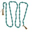 thumbnail image 2 of Holiday Time guirlande de perles turquoise 9 pi avec pompons pour cheminée ou décor des Fêtes, 2 of 5