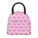 thumbnail image 1 of Fotbe Pink bows Bolsa de Almuerzo con Estampado, Lonchera Aislada, Contenedor de Comida Reutilizable Tipo Cooler a Prueba de Fugas, 1 of 6