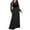 #382-Black, variant on Roncen Women's Ball Gown Evening Dress - Round Neck Long Sleeve Bodycon Elegant Dress, Formal and Chic