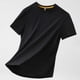 thumbnail image 1 of Tops para hombre, blusas y camisas de manga corta con cuello redondo para hombre, blusas casuales elásticas deportivas de color liso para hombre, blusas de manga corta con cuello redondo para hombre,, 1 of 5