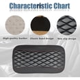 thumbnail image 4 of LAICAIW Car Center Console Cover, Universal Leather Waterproof Armrest Seat Box Cover Protector, Comfortable Car Decor Accessories Fit for Most Cars, Vehicles, SUVs-Black, 4 of 7