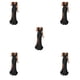 thumbnail image 2 of Minnieouse Vestido de noche Traje de fiesta Ropa festiva Cuello en V Fuera de la raja Cóctel Lavable Exquisito Hermoso Vestidos de baile Negro Type2 NO2, 2 of 6