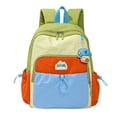 thumbnail image 3 of Weebloom Cute School Backpack For Toddler Boys Girls Lightweight Cute Cartoon Color Preschool Travel Bookbag Elementary Middle School Green, 3 of 6