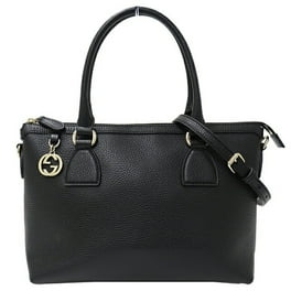 Pre Owned GUCCI GG Marmont Quilted Bag Shoulder Leather 446744 Black Women s Good Walmart